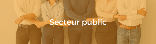 Bouton cliquable : Nos clients - Secteur public