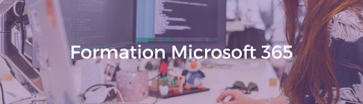 Bouton cliquable : Nos projets - Formation Microsoft 365