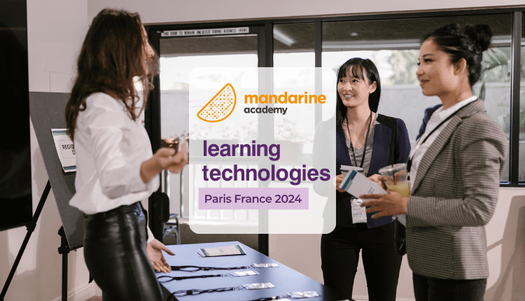Learning Technologies 2024 : Mandarine Academy, de la RSE, de l’IA et des innovations !