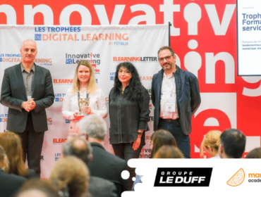 La collaboration entre Groupe Le Duff et Mandarine Academy récompensée aux Trophées du Digital Learning