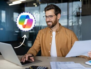 Utilisation de Microsoft Copilot pour la gestion de données en entreprise.