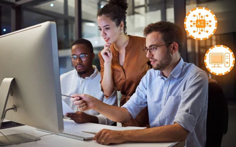 Bannière article : Comment l’intelligence artificielle booste la performance des entreprises