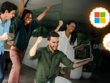 Bannière article : Guide pratique en 5 étapes pour réussir votre déploiement Microsoft 365