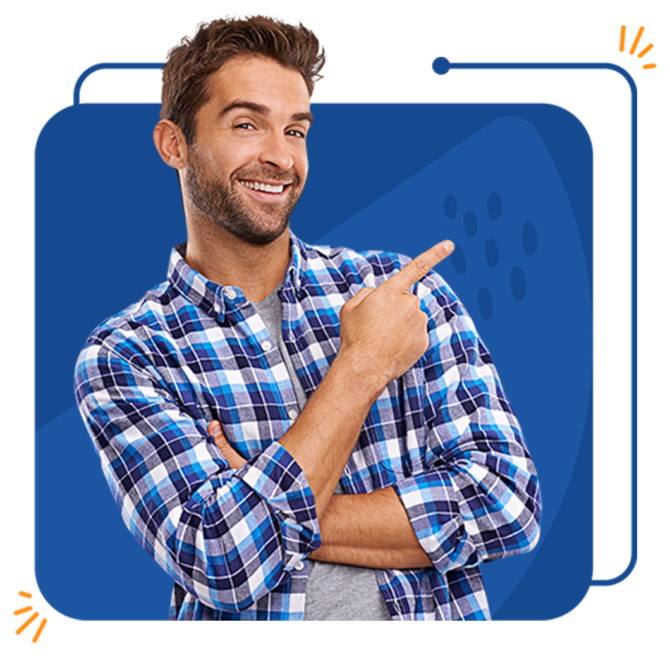 Homme présentant Mandarine Academy