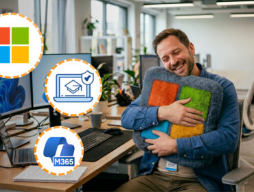 Salarié qui adopte microsoft au travail