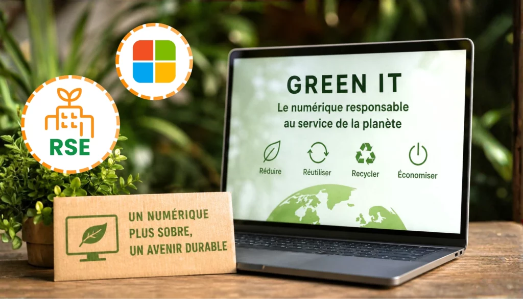 Green IT et Microsoft 365 : réduire l’empreinte carbone du télétravail, guides concrets et mesure