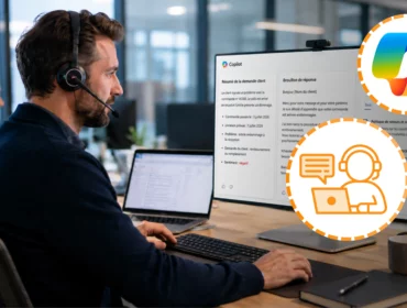 Service client et Copilot : réduire le temps réponse et améliorer la satisfaction