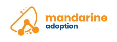 Logo mandarine adoption