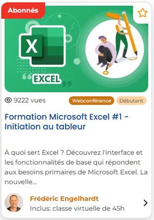 illustration du cours mandarine learn formation microsoft excel initiation au tableur